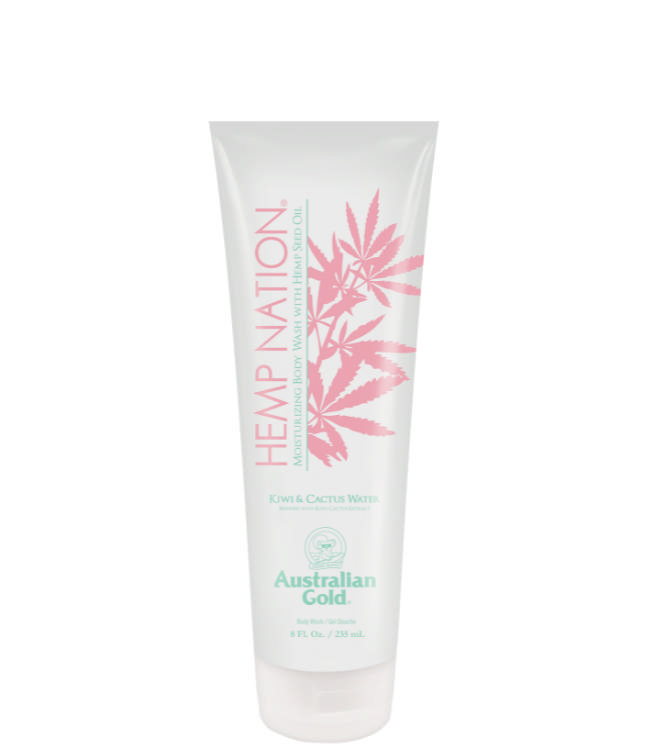 Australian Gold Hemp Nation Body Wash Kiwi & Cactus, 235 ml.