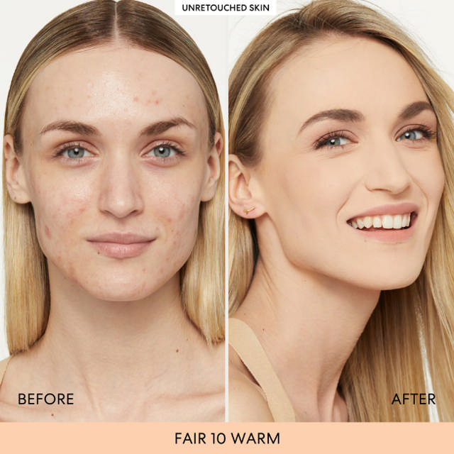 BareMinerals Barepro 16H Skin-Perfecting Pressed Powder Foundation Fair 10 Warm, 8g.